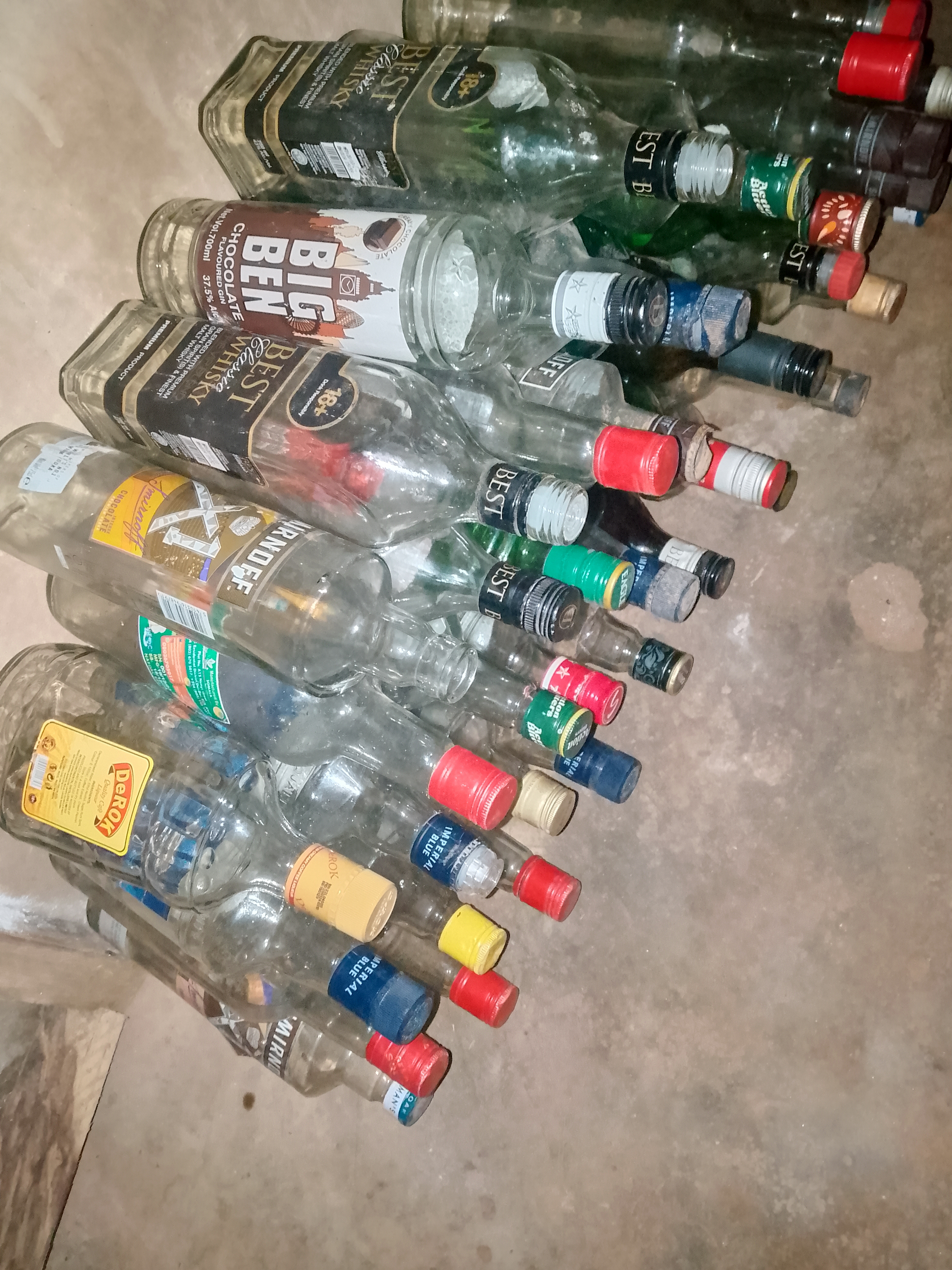 Used bottle 