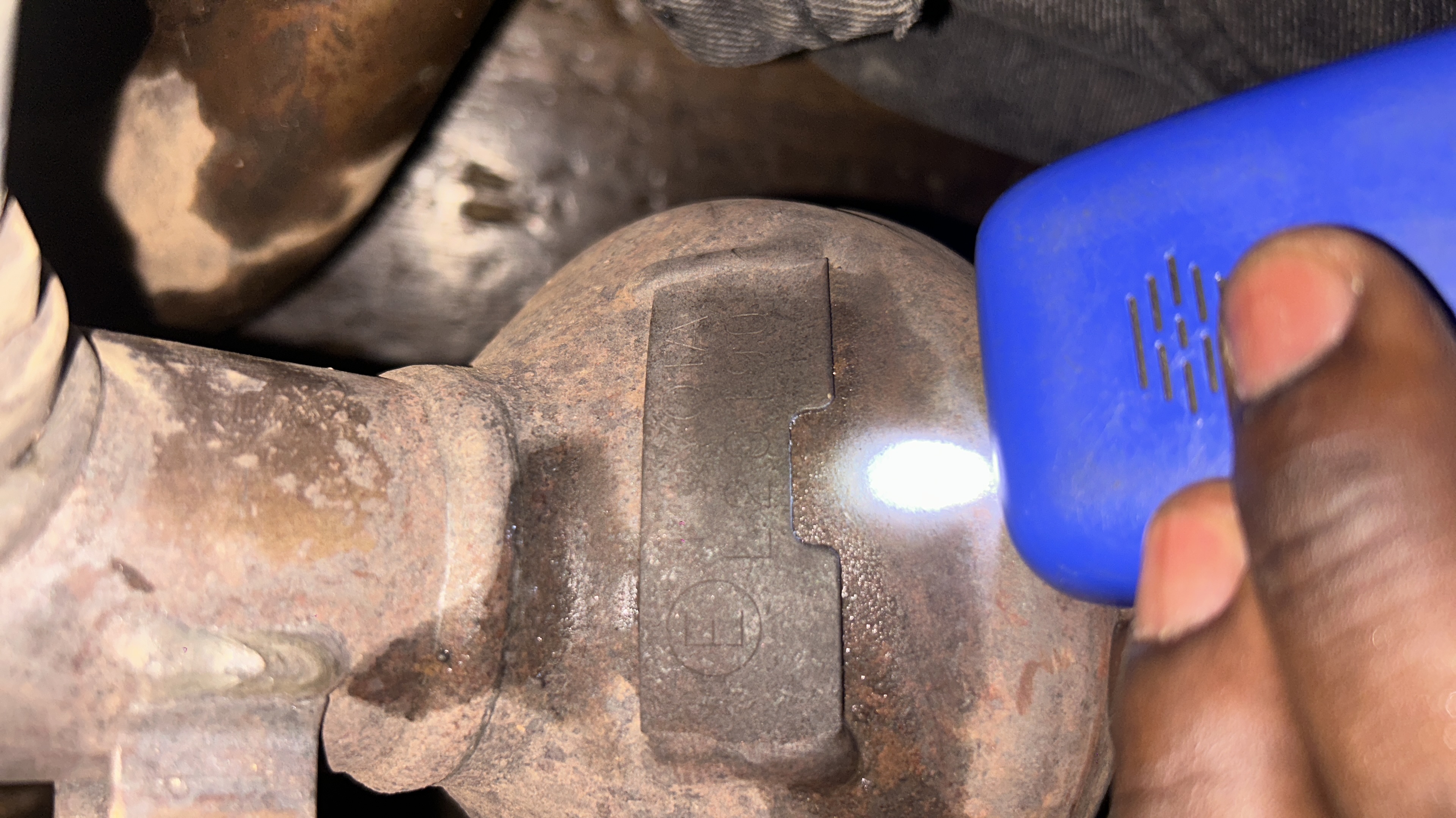 Catalyst converter 3mz front and back